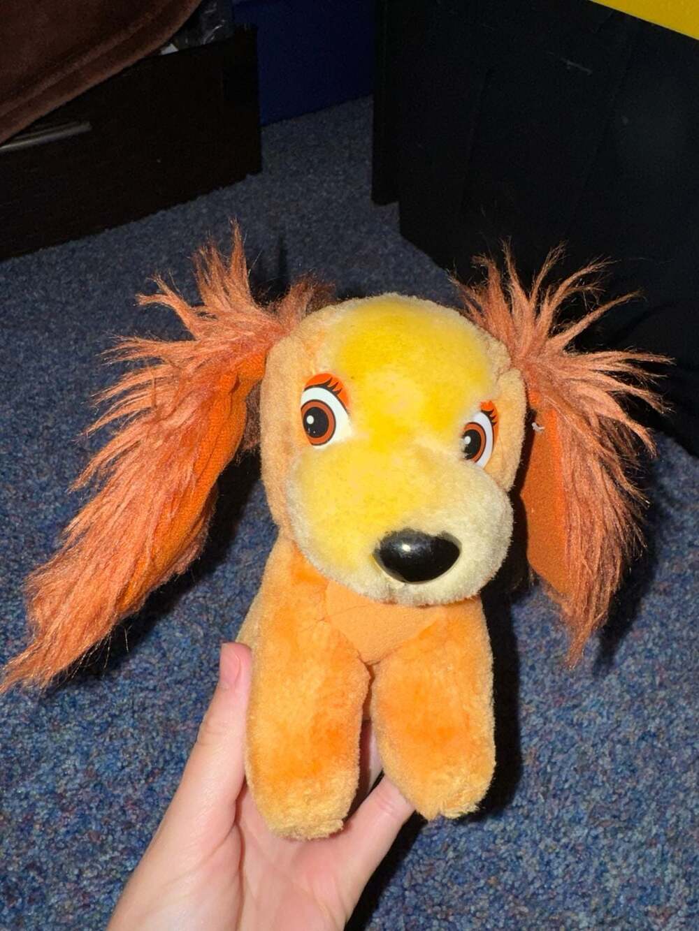 Vintage Walt Disney Productions Lady and the Tramp Lady Plush Stuffed Animal